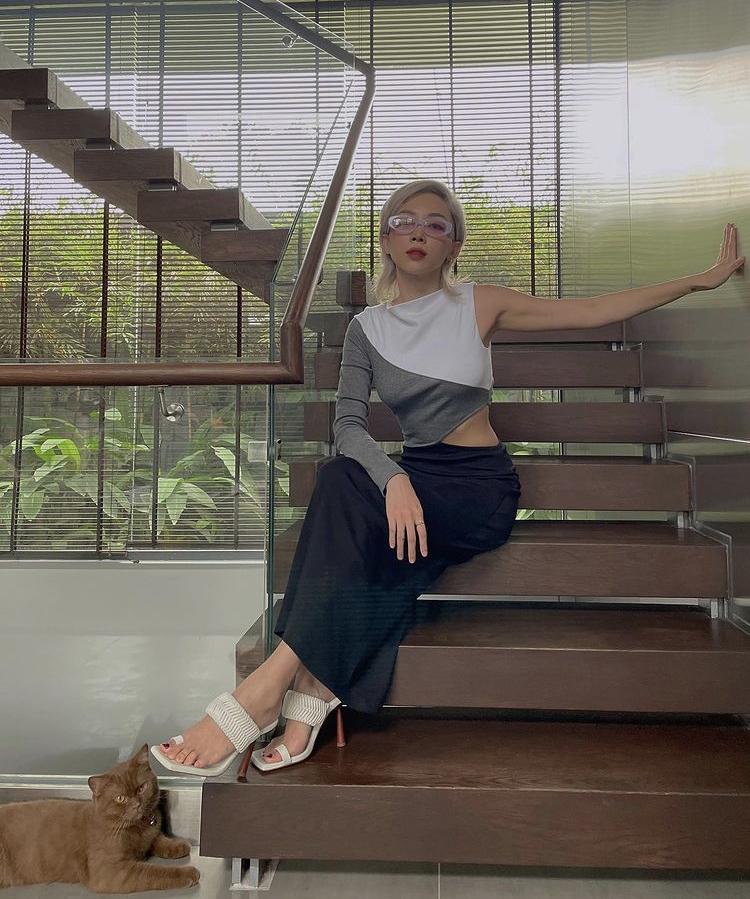 Sao Việt ở nhà dát hàng hiệu xịn sò pose hình cùng cún cưng-2