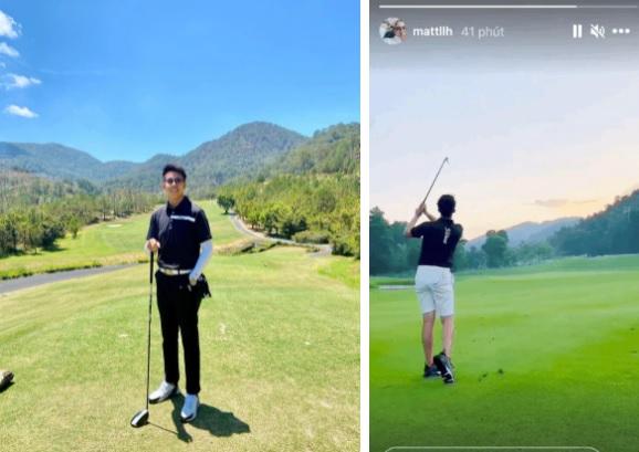 Matt Liu khoe ảnh đi đánh golf, chính là chỗ Hương Giang vừa check-in?-1