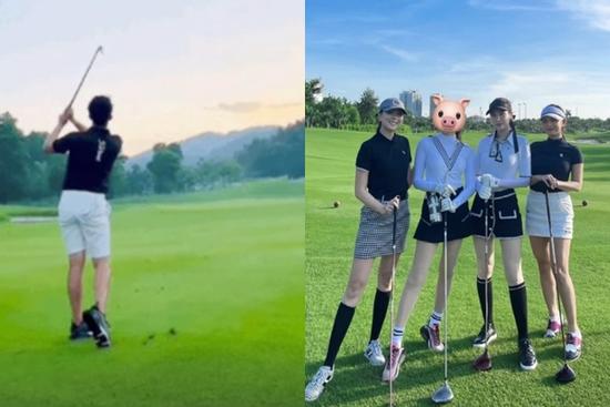 Matt Liu khoe ảnh đi đánh golf, chính là chỗ Hương Giang vừa check-in?