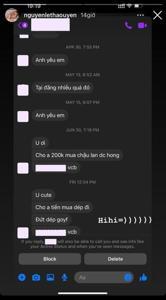 Gái xinh Nóng Cùng Euro công khai tin nhắn được người lạ tỏ tình-2