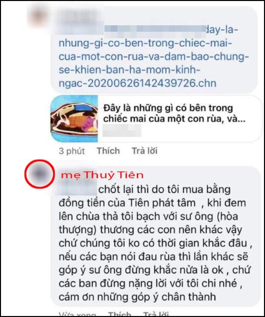 Mẹ Thủy Tiên gây phẫn nộ khi khoe mai rùa khắc tên vợ chồng con gái-7