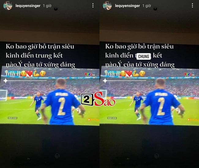 Thức đêm xem Euro, Lệ Quyên bị bắt lỗi sai, vội vàng chữa cháy-3