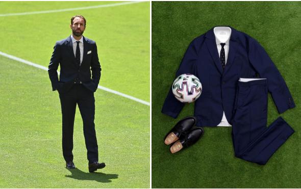 Vì sao HLV tuyển Anh hay mặc suit kèm cà vạt chấm bi?-2