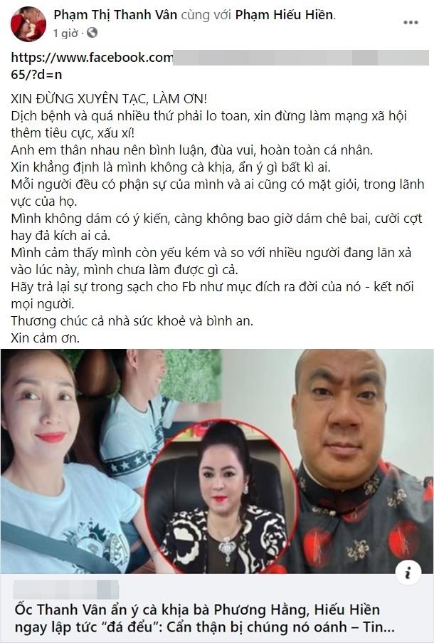 Ốc Thanh Vân bị chửi rủa vì đá đểu Phương Hằng: Sự thật là gì?-4