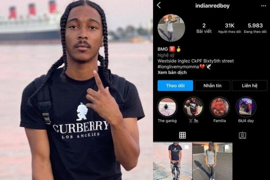 Thông tin ít ỏi về nam rapper bị sát hại ngay trên sóng livestream