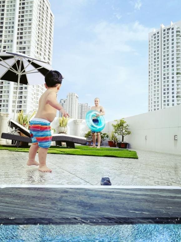 Vợ chồng anh trai Bảo Thy ở nhà tránh dịch mà như đi nghỉ dưỡng-2