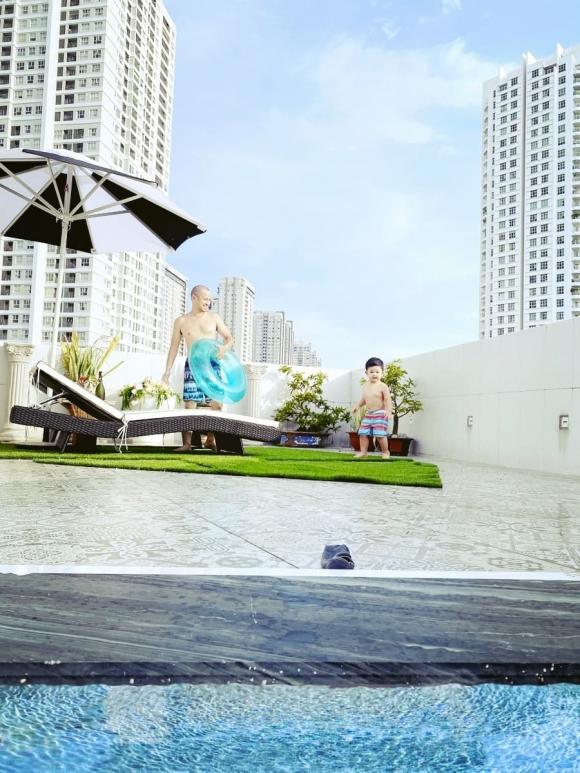 Vợ chồng anh trai Bảo Thy ở nhà tránh dịch mà như đi nghỉ dưỡng-3