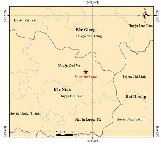 Động đất 3 độ gần Hà Nội, nhiều đồ đạc trong nhà rung lắc-1