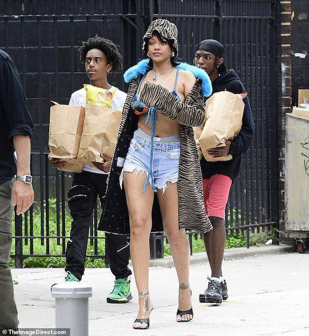 Rihanna xuất hiện với trang phục tắc kè hoa, nhạc mới sắp cận kề rồi ư?-2