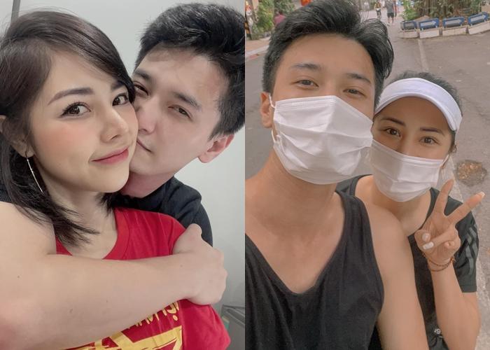 Huỳnh Anh lộ bụng phệ tròn vo, người yêu có vẻ dùng như phá-9