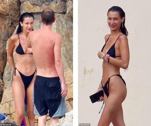 Bella Hadid diện bikini sexy hết nấc, tình bể bình bên bạn trai mới-2