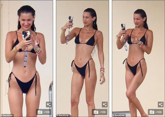 Bella Hadid diện bikini sexy hết nấc, tình bể bình bên bạn trai mới-3