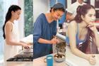 Thời trang vào bếp mùa dịch của sao Việt: Người hở hang - nàng kín đáo