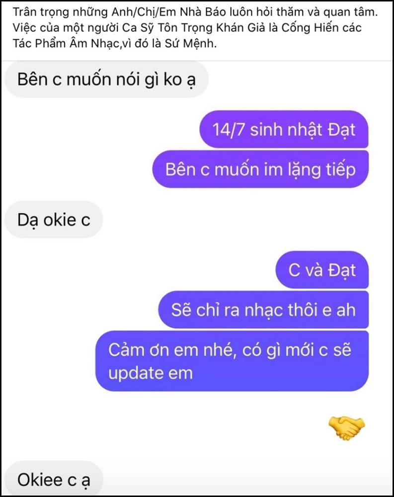 Du Uyên vừa khuyên Đạt G sống cho ra đàn ông, quản lý nam ca sĩ đáp trả-3