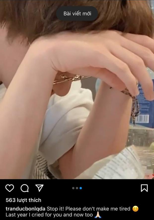 Trần Đức Bo lại khiến netizen tò mò khi bật khóc vì một người đàn ông-2