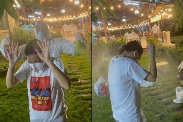 Phương Thanh cắt tóc cho các y bác sĩ, dân quân mùa dịch-11