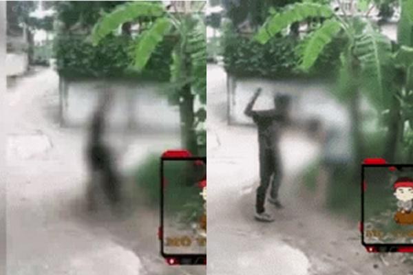 Clip: Cô gái trẻ đánh bạn tàn bạo, nạn nhân đau đớn trong tiếng cổ vũ-1