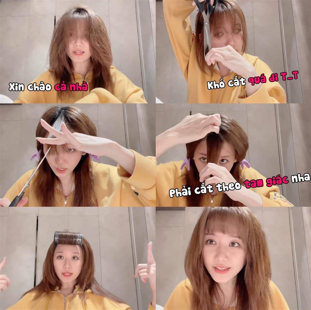 Minh Triệu, Hari Won tự xử tóc mái nhưng người đẹp miễn bàn, kẻ trông í ẹ-6