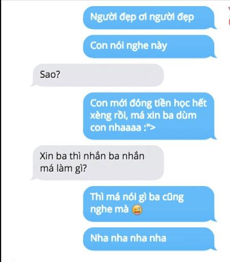 Nữ sinh mặt dày nhắn tin xin tiền mẹ và cái kết tức xì khói-7