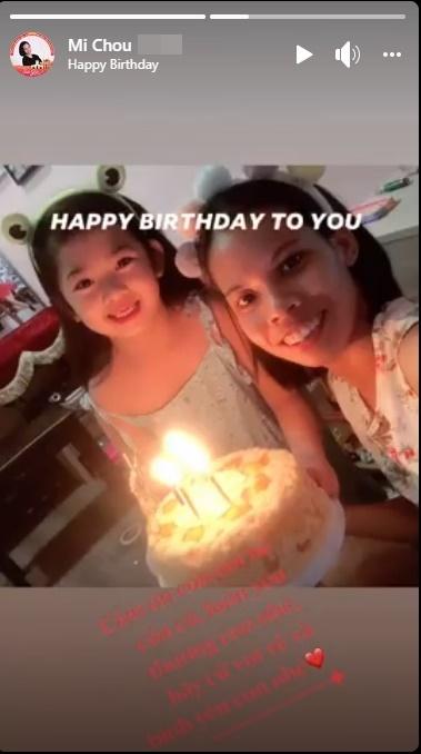 Con gái Mai Phương nói câu xúc động ngày sinh nhật bảo mẫu-2