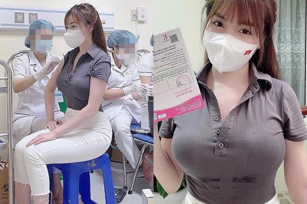 Âu Hà My tiết lộ sức khỏe sau tiêm vaccine, có người đặc biệt chăm sóc-6