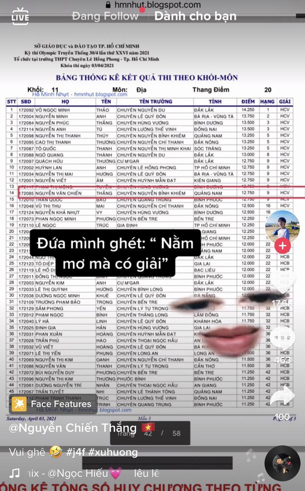 Bị đứa mình ghét cà khịa nằm mơ mà có giải, chàng trai khoe huy chương vàng-1