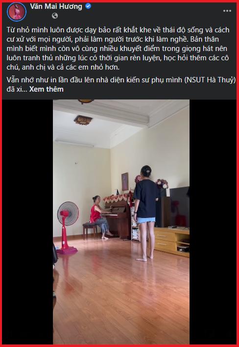 Văn Mai Hương đăng clip luyện thanh, netizen lại khịa mạnh Chi Pu-2