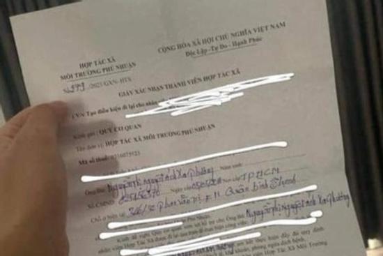 Pha khoe giấy thông hành 'đi vào lòng... đất' của con gái giám đốc HTX