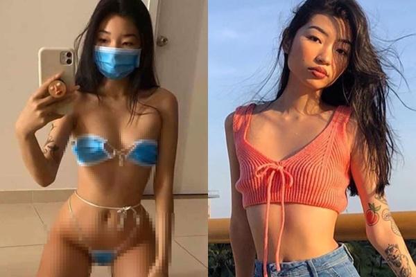 Hot girl Việt gây sốc với loạt ảnh dùng khẩu trang làm bikiki. Không thể phủ nhận cô gái này có một body cực nuột, nhưng gương mặt lại không được hoàn hảo lắm.