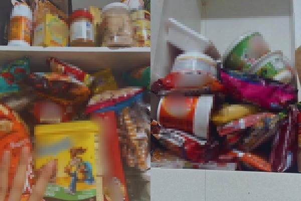 Show tủ đồ ăn cao như núi mùa dịch, Xoài Non bị mắng tham ăn-1