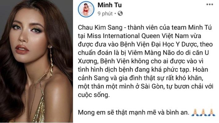 Người mẫu Châu Kim Sang bị viêm màng não do di căn u xương-2