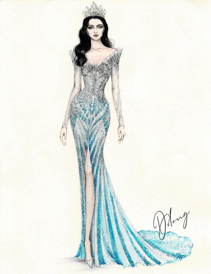 5 thiết kế váy dạ hội sẽ được Đỗ Thị Hà diện tại Miss World 2021 ...
