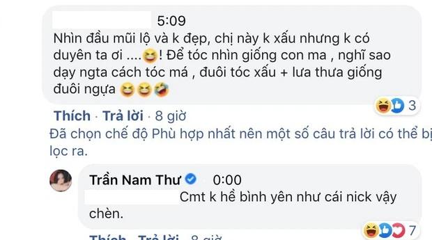 Nam Thư đáp trả khi bị chê phẫu thuật mũi lệch, xấu không có duyên-5