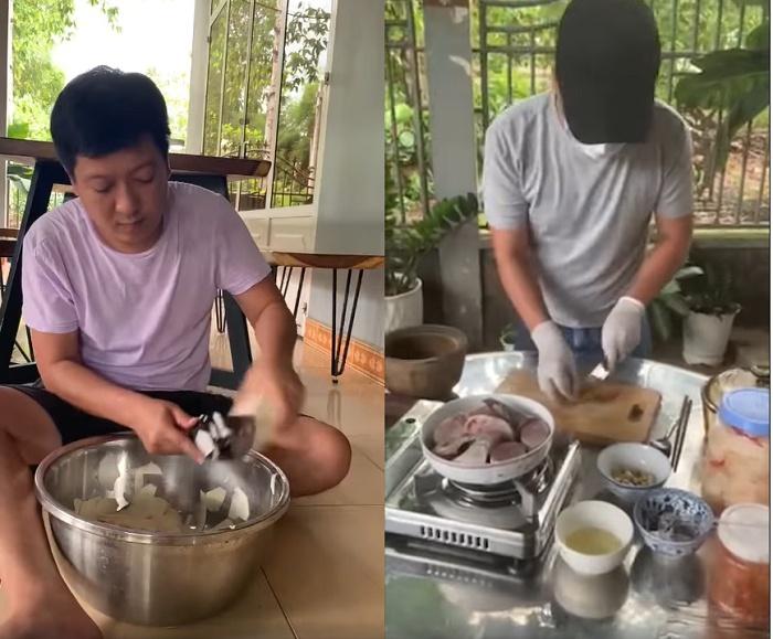 Hình ảnh làm đầu bếp điêu luyện hiếm thấy của Trường Giang-1