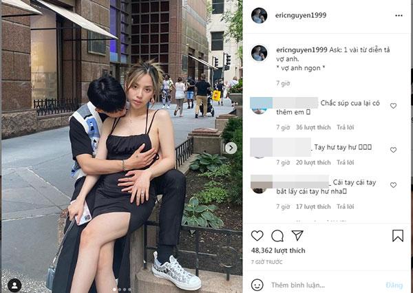 Fashionista đình đám gây tranh cãi khi đăng ảnh sờ mó vòng 1 của vợ-3