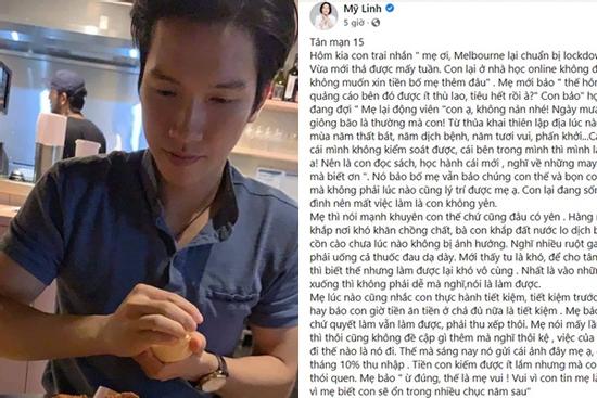 Diva Mỹ Linh tâm sự về cậu con trai đang du học ngành Y, dân tình đồng loạt vào khen đẹp trai