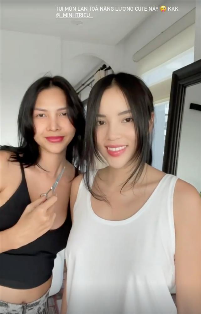 Kỳ Duyên nhờ Minh Triệu cắt tóc, lộ bằng chứng sống chung?-7