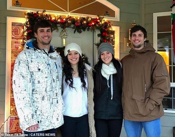 Chị em sinh đôi giống hệt nhau tìm thấy tình yêu bên hai anh em sinh đôi-2