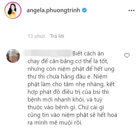 Angela Phương Trinh chia sẻ cách trị ung thư bằng niệm Phật-7