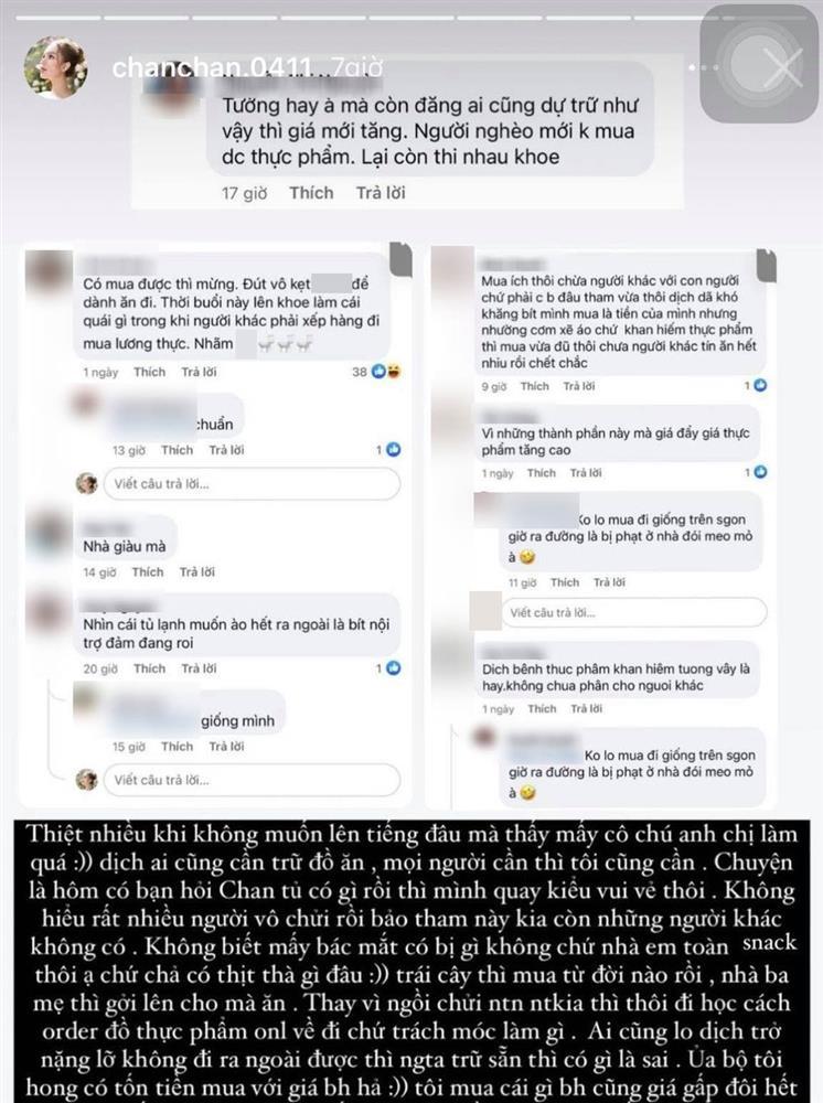 Show tủ đồ ăn cao như núi mùa dịch, Xoài Non bị mắng tham ăn-4