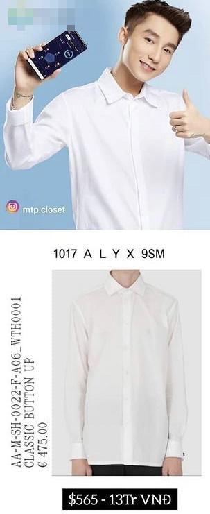 Xài đồ hiệu xịn như Sơn Tùng: Áo sơ mi không cái nào dưới 10 triệu đồng-6