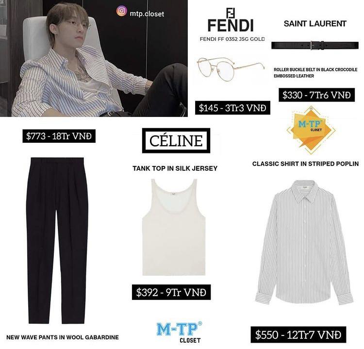 Xài đồ hiệu xịn như Sơn Tùng: Áo sơ mi không cái nào dưới 10 triệu đồng-3