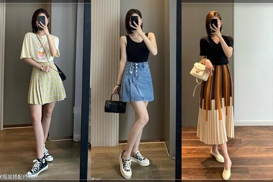 Công thức mix đồ với chân váy xếp ly cho nàng đi làm đến dạo phố đẹp đỉnh