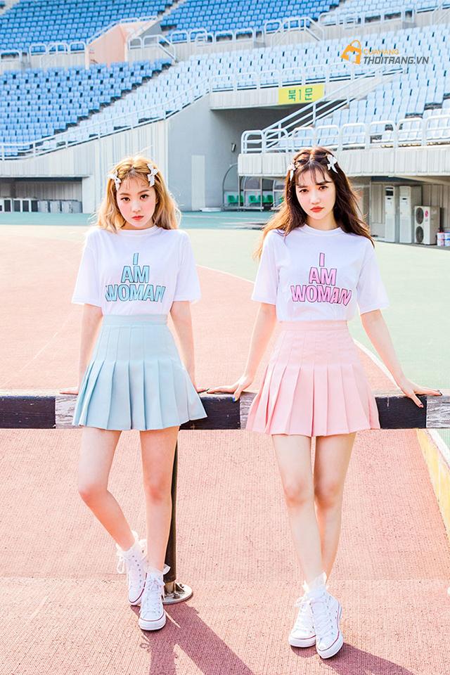 Công thức mix đồ với chân váy xếp ly cho nàng đi làm đến dạo phố đẹp đỉnh-2