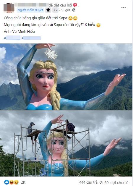 Phiên bản Elsa mặt gẫy mắt lác ở Sa Pa khiến dân check-in cười sằng sặc-1