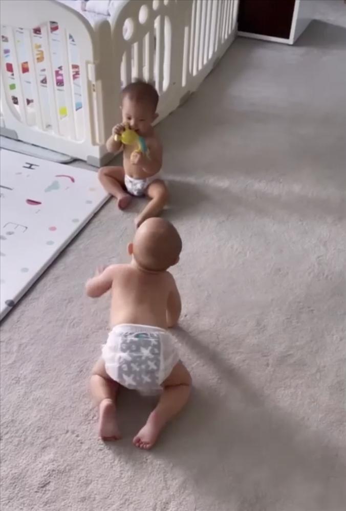 Cặp sinh đôi nhà Hà Hồ học ba Kim Lý bán nude tại gia-1