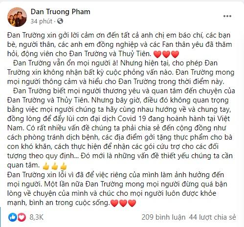 Đan Trường: Tôi ổn. Xin mọi người đừng bận lòng chuyện của tôi-3