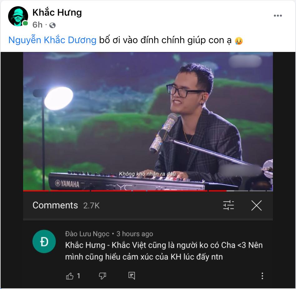 Khắc Hưng và Khắc Việt bị nói không có cha, bố ruột lập tức xuất hiện gỡ rối-1