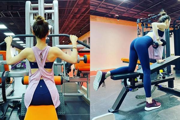 Hot girl trà sữa lấy chồng tỷ phú đeo vòng 255 triệu đi tập gym-3