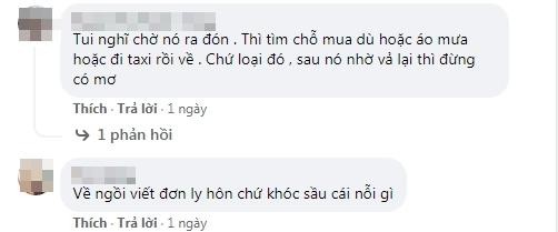 Mưa lớn vợ nhờ đến đón, chồng mải chơi game gắt gỏng có thế cũng gọi-4